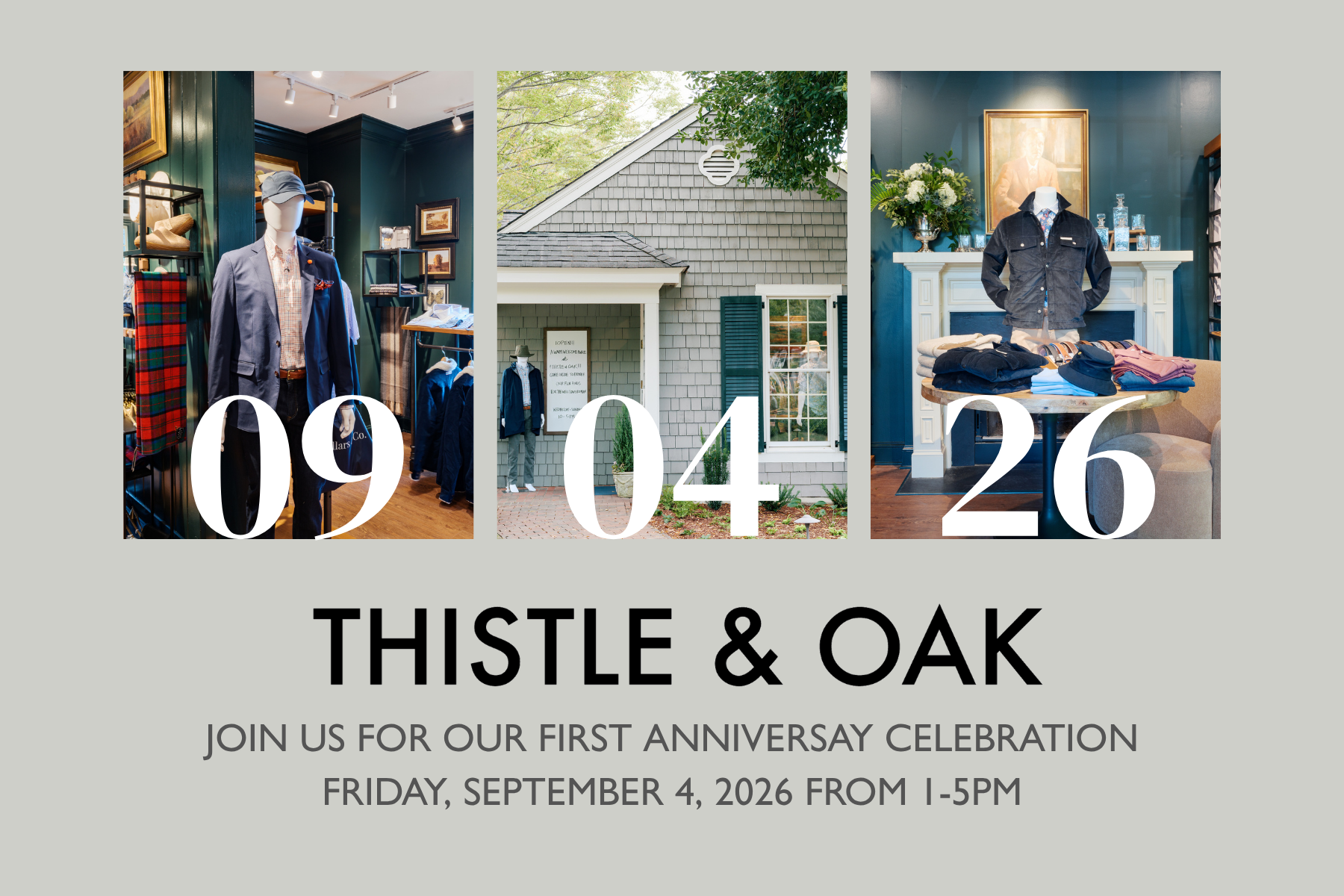 Thistle & Oak Gentleman’s Dispatch - Cheers to One Year!