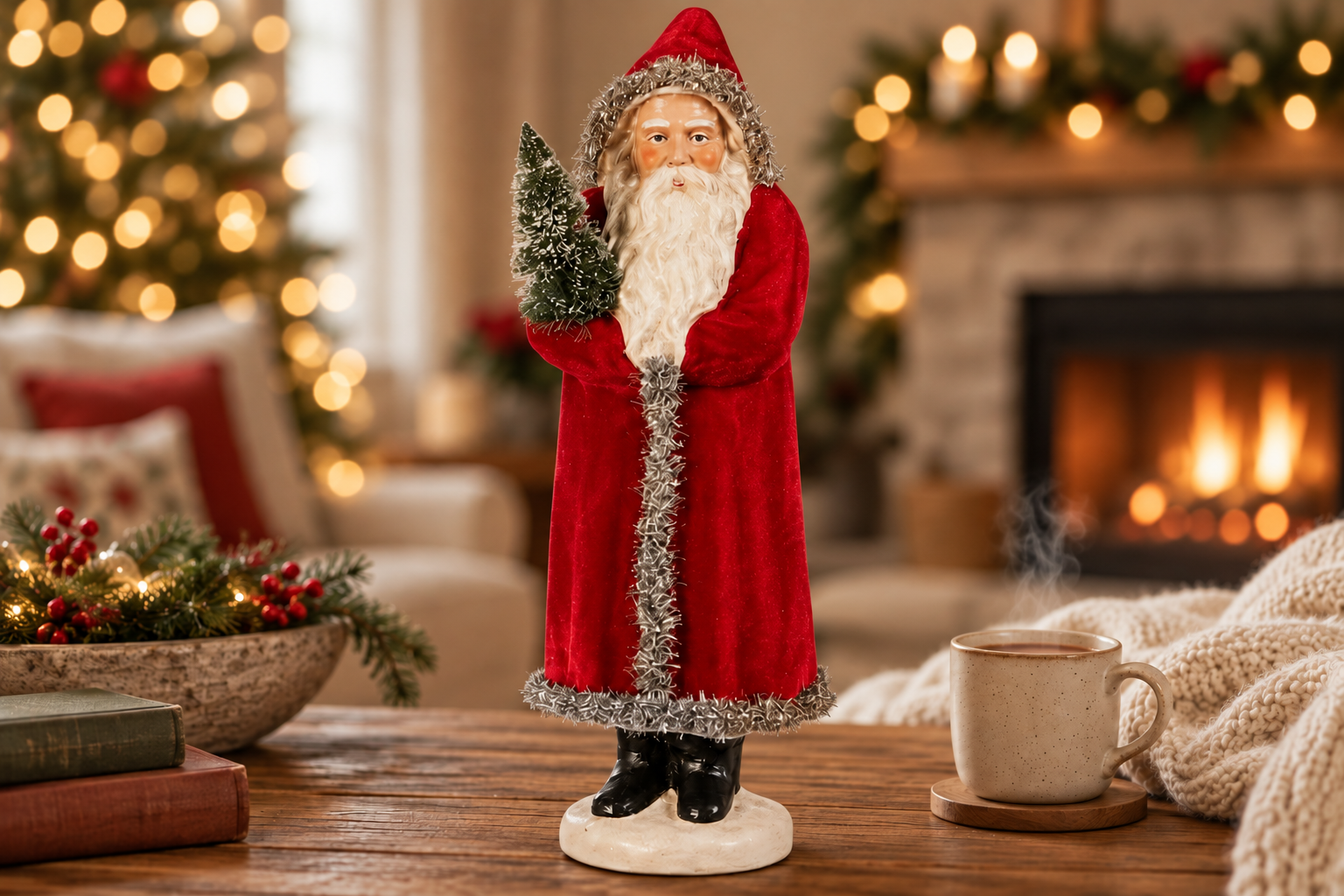 Feathering Your Nest - Whimsical Santas $ Nutcrackers