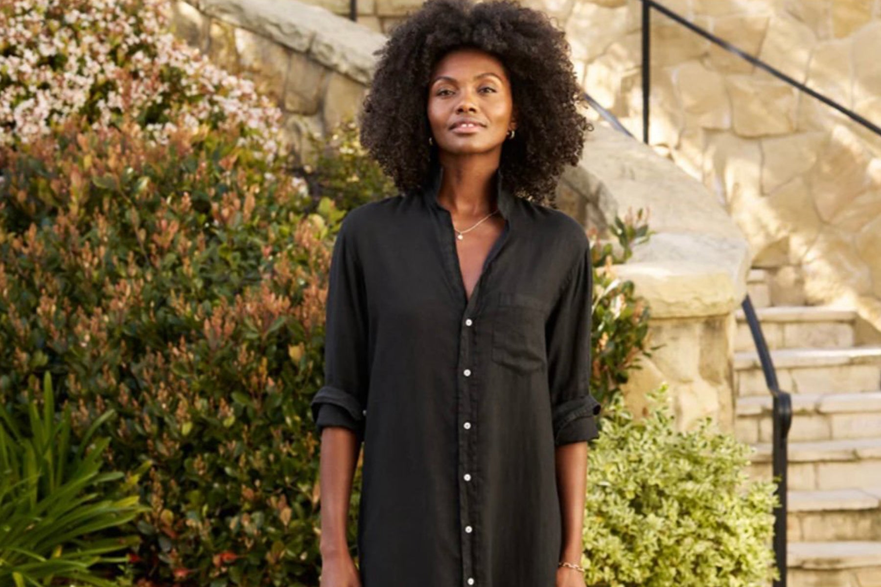 Dovecote Style - The Rory Maxi Shirtdress from Frank & Eileen