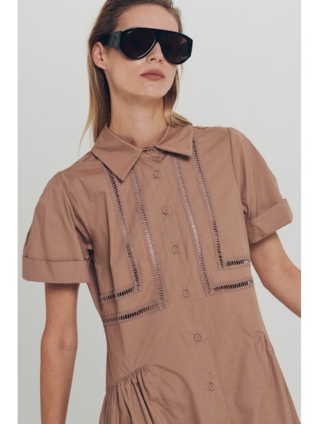MILVA MI - COTTON POPLIN DRESS - Fearrington Village MILVA MI - COTTON POPLIN DRESS - Fearrington Village