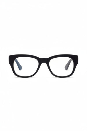 Front view of CADDIS - MIKLOS PROGRESSIVE READERS by CADDIS, featuring a premium acetate frame and clear, scratch-resistant lenses, shown against a white background.