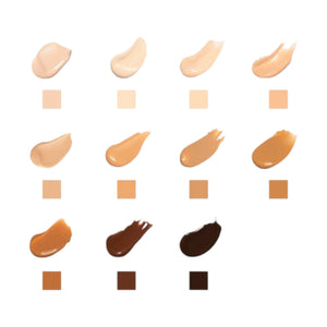 A rectangular bottle of U BEAUTY THE SUPER TINTED HYDRATOR SHADE 05 features a white cap and label with light beige tinted moisturizer inside, displaying the brand logo and product details.