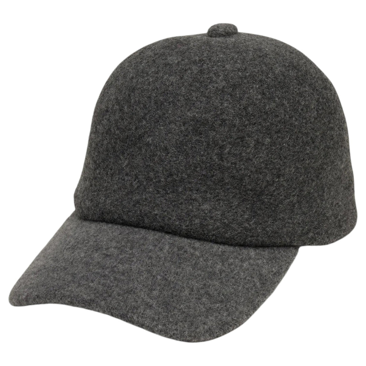 WYETH BRADY BASEBALL CAP in dark grey wool.