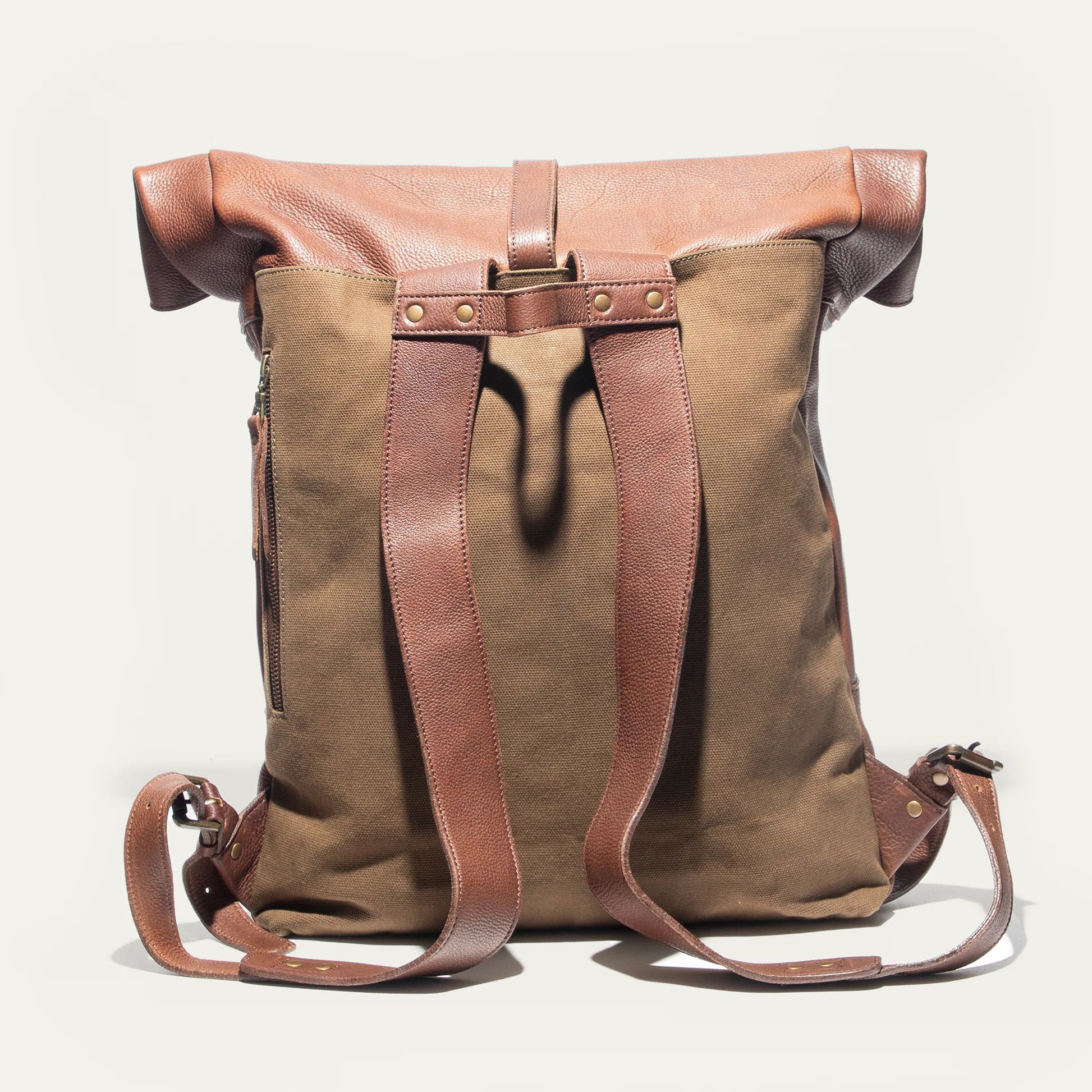 Will Leather Goods Roll Top Backpack