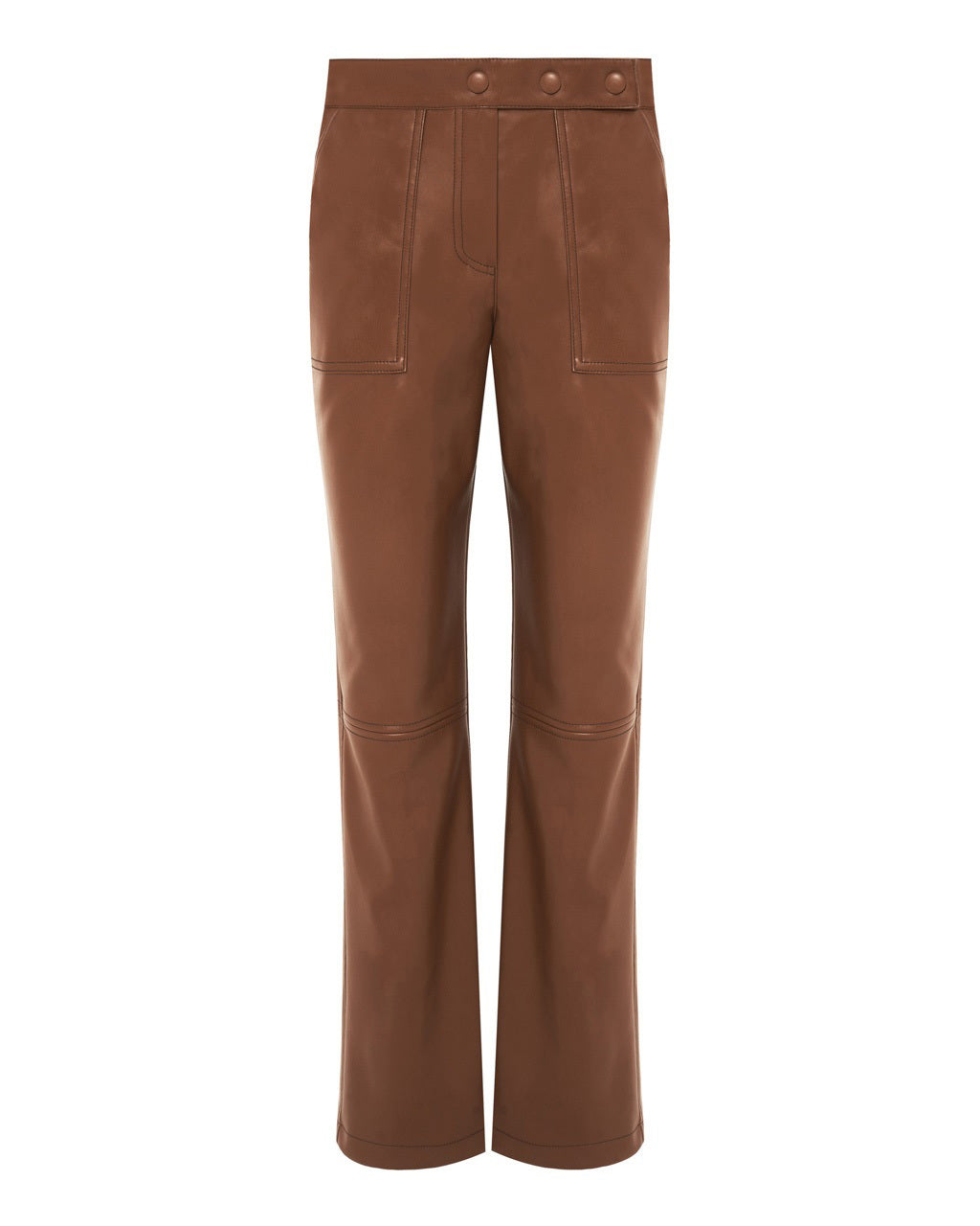 A solid dark gray rectangle with a slightly uneven texture. The color is consistent throughout, with no distinct patterns or shapes visible, reminiscent of the sleek finish on the SFIZIO - ECO LEATHER PANT made by SFIZIO in Italy.