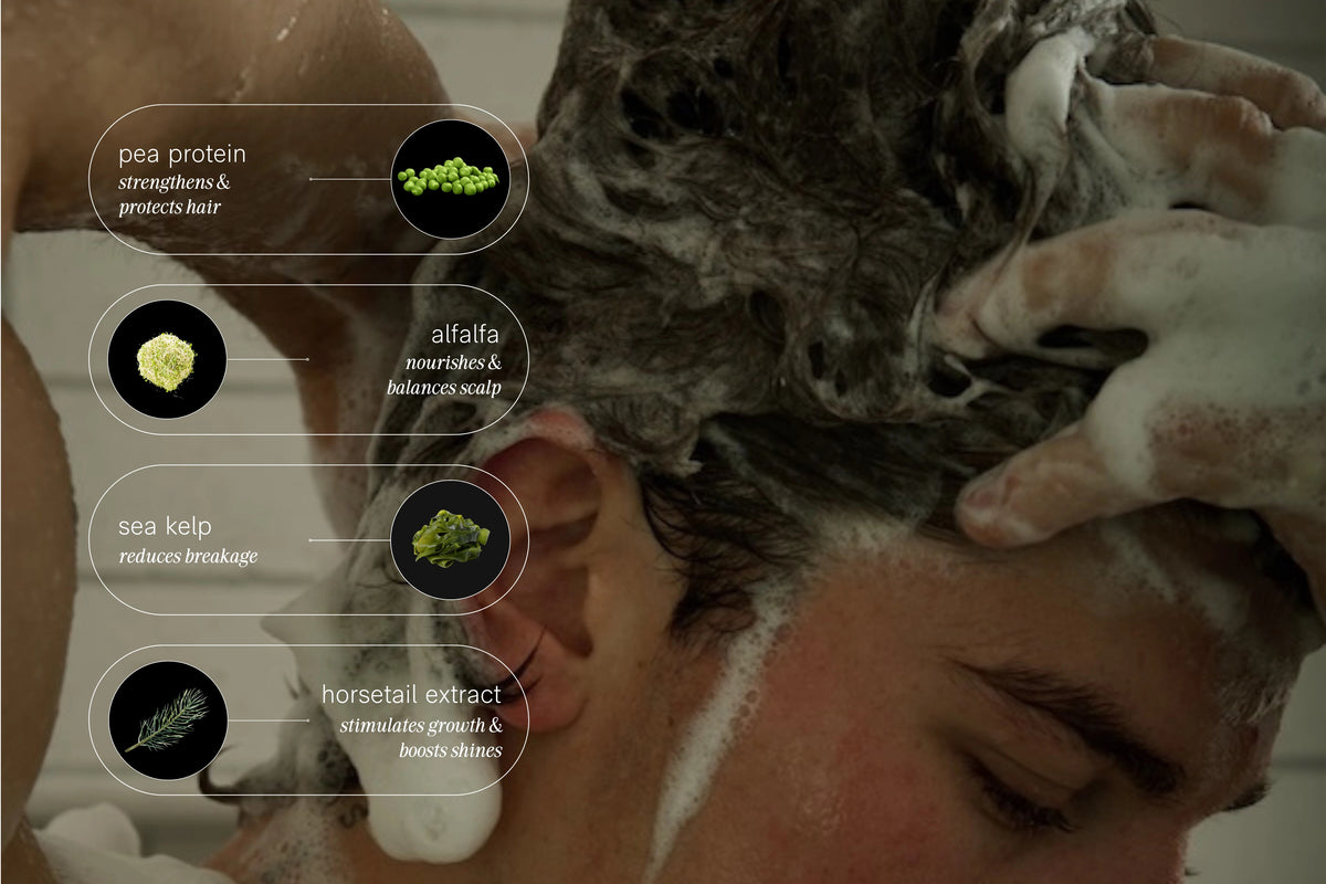 A sleek black pump bottle labeled "JACK HENRY - CREAMY SHAMPOO" with JACK HENRY branding holds 400 ml of keratin-infused formula, displayed against a white background.