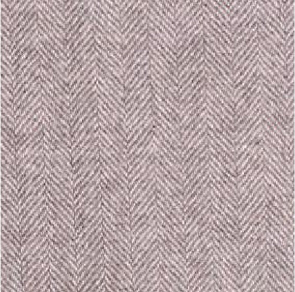 Close-up of the WIGENS Modern Wool Baseball Cap in beige herringbone, featuring a classic V-shaped zigzag pattern in light brown and beige tones that showcases the refined craftsmanship of WIGENS’ Italian textile heritage.