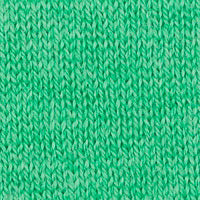 A woman with long hair tied back is wearing the KINROSS CASHMERE - COTTON EASY VEE SWEATER from KINROSS. The light blue V-neck sweater, made of super soft cotton, features ribbed cuffs and hem, and is paired with white pants. She stands against a plain white background, looking slightly towards her right with a neutral and calm expression.