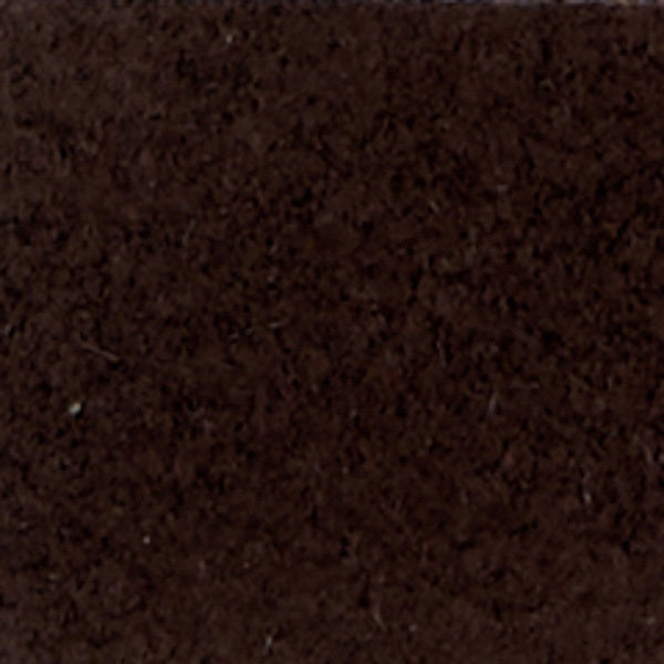 The SEVENTY VENEZIA suede leather bag in chocolate brown features two handles, a small padlock charm, and subtle gold branding on the front, displayed against a plain light background.