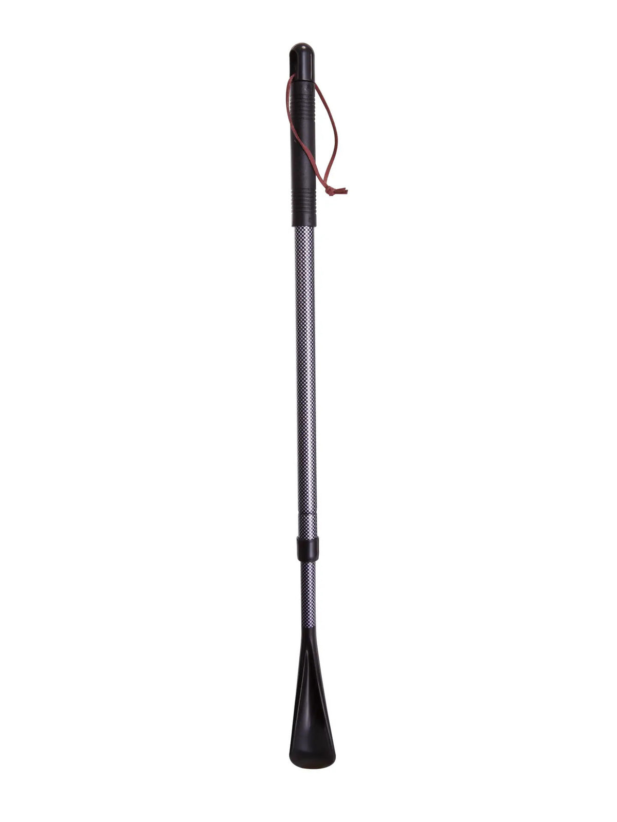 The HARVY CANES LONG REACH SHOE HORN by HARVY CANES is shown against a plain white background. Its extended length and sturdy handle make it ideal for those who value precision and convenience when putting on shoes.