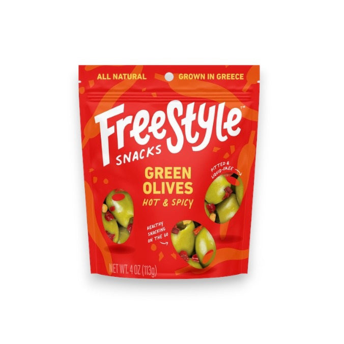 FREESTYLE - HOT & SPICY GREEN OLIVES - Fearrington Village