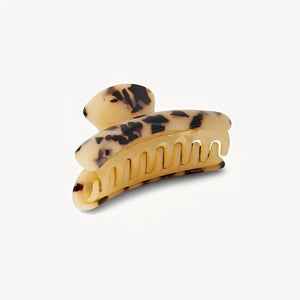 The MACHETE Grande Heirloom Hair Claw in Blonde Tortoise, a large beige and brown clip, is shown against a plain white background.