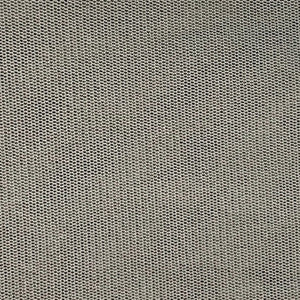 A close-up of MEIMEIJ's MESH LAYERING TOP in brown shows its subtle diagonal weave and fine fibers—perfect for a minimalist look.