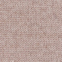 A close-up of the KINROSS CASHMERE Long Sleeve Crew Neck Sweater in light gray shows a silk-cashmere blend with a subtle knit texture, featuring small, evenly spaced loops. The soft, slightly fuzzy surface emphasizes the premium quality of this fabric.