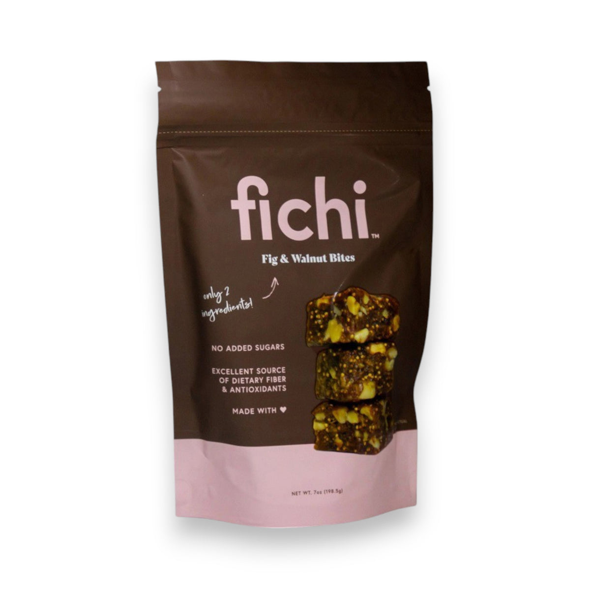 A close-up of a charcuterie board featuring a variety of foods. On the left, there are slices of yellow cheese and creamy white cheese. In the middle are several pieces of FICHI - FIG AND WALNUT BITES from FICHI. At the bottom, there are round crackers with poppy seeds—a nutritious snack for any occasion.