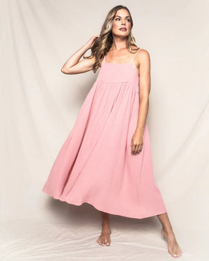 PETITE PLUME - GAUZE SERENE LOUNGE DRESS - Fearrington Village PETITE PLUME - GAUZE SERENE LOUNGE DRESS - Fearrington Village