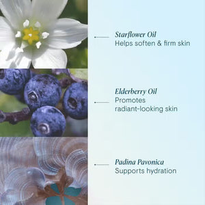 A jar of ELEMIS - PRO-COLLAGEN GREEN FIG CLEANSING BALM by ELEMIS - STEINER is depicted with its lid removed, exposing the yellow balm within. The text on the green jar states "Hydrating cleansing balm." Centered on a white background, this jar highlights nourishing plant oils designed to deeply cleanse your skin.