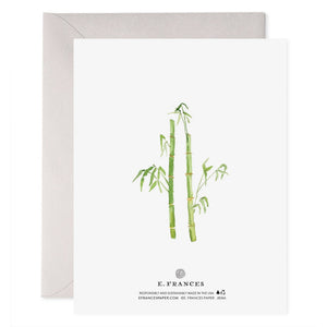 The E. FRANCES PAPER - PANDA PAIR CARD features two watercolor pandas sitting back-to-back, embellished with "LOVE YOU" in gold foil. It is presented with a light gray envelope and crafted on luxe heavyweight paper by E. FRANCES PAPER.