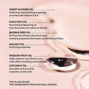 A clear dropper bottle labeled "MANICURIST - HUITE VERTE NOURISHING CUTICLE OIL" from MANUCURIST INC, featuring a green and white label and filled with nourishing botanical oils for nail and cuticle care.