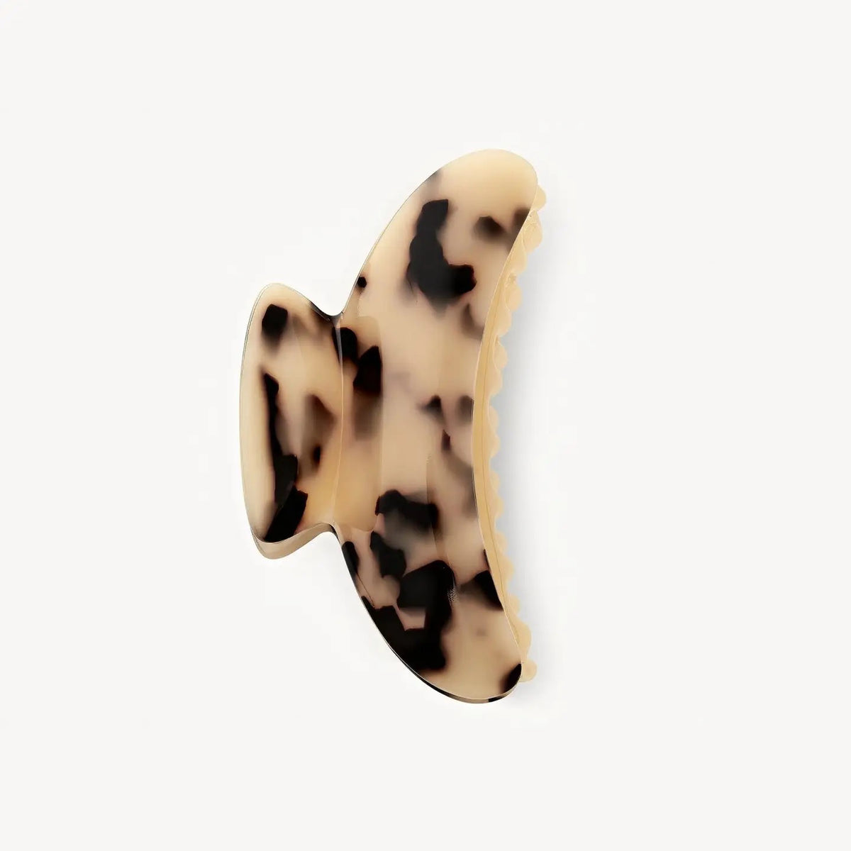 The MACHETE Grande Heirloom Hair Claw in Blonde Tortoise, a large beige and brown clip, is shown against a plain white background.