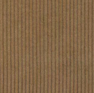Close-up of the WIGENS Contemporary Corduroy Baseball Cap in Camel, highlighting its textured brown surface with evenly spaced vertical ridges that resemble premium quality corduroy, complete with an adjustable metal buckle for a customized fit.