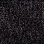 A close-up view of the ANNECLAIRE - KNIT WOOL FLARE SKIRT reveals a dark, textured surface. The material exhibits a dense weave with subtle variations in texture and color, imparting an air of elegance and a slightly uneven appearance upon close inspection.