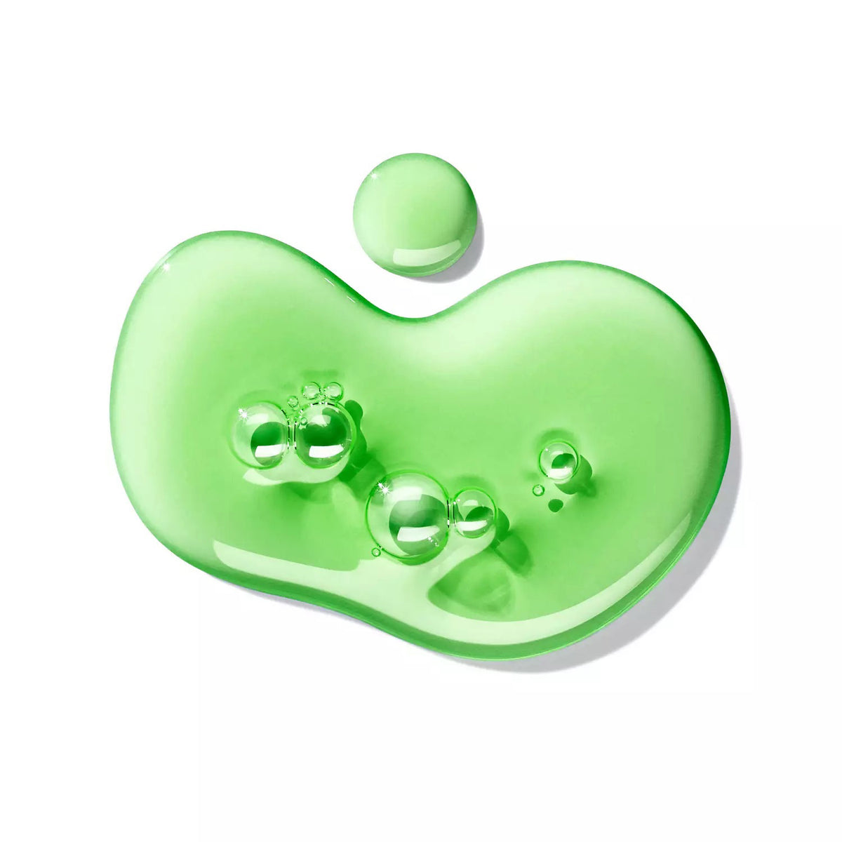 A bottle of MOLTON BROWN - EUCALYPTUS BATH AND SHOWER GEL. The clear bottle contains green gel and is topped with a metallic silver cap. The label showcases the Molton Brown logo and details in elegant text, highlighting that it is made in England and is enriched with notes of wild mint for a refreshing touch.