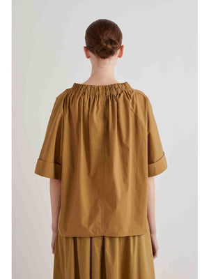 A plain, solid square in Provence Blue inspired by the MEIMEIJ Gathered Neck Blouse, featuring no patterns, text, or objects.