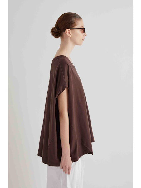 The MEIMEIJ Oversized Cotton T-Shirt in Black features a solid black, minimal design with a boxy silhouette—classic simplicity from the MEIMEIJ brand.