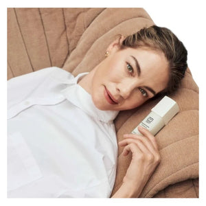 A white rectangular 50ml bottle of U BEAUTY RESURFACING COMPOUND features a white cap and black logo text on the front. This formula helps brighten skin and improve texture for a smoother look.