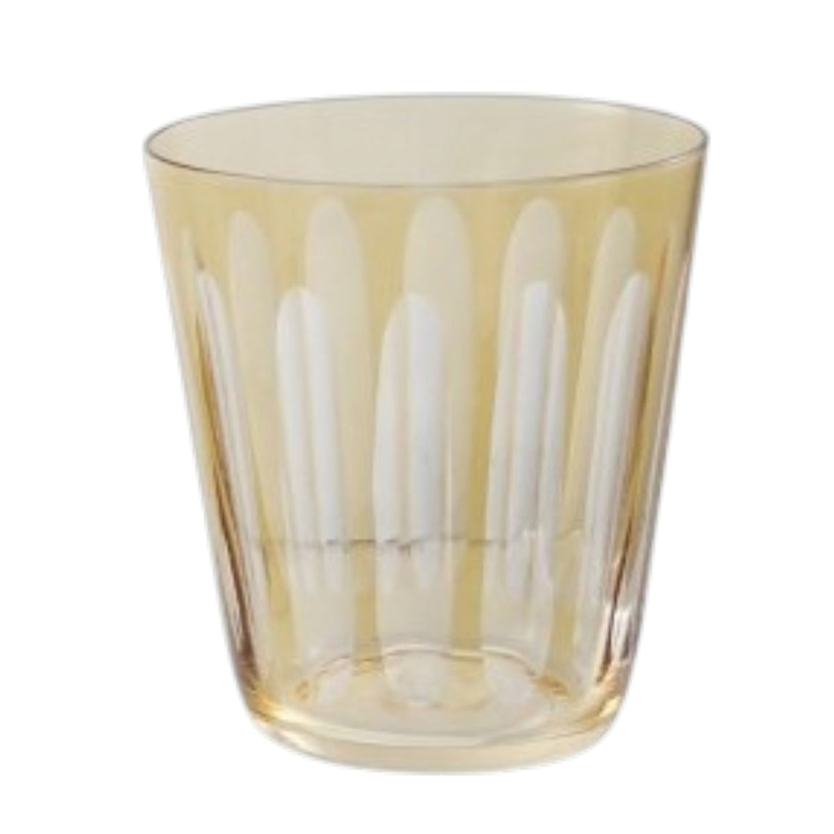 The CREATIVE COOP ETCHED GLASS WITH DESIGN, VARIOUS COLORS features six artisan pastel glasses, each with a unique etched pattern—ideal for those who love distinctive colored glassware.