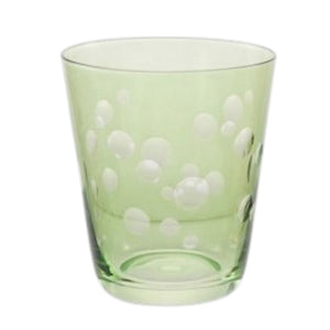 The CREATIVE COOP ETCHED GLASS WITH DESIGN, VARIOUS COLORS features six artisan pastel glasses, each with a unique etched pattern—ideal for those who love distinctive colored glassware.