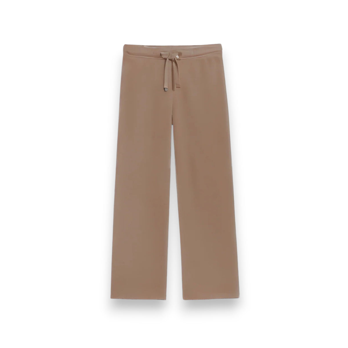 The FRANK &amp; EILEEN CATHERINE 29&quot; Full Length Sweatpant in Toasted features a relaxed, wide-leg fit, luxury cotton fabric, and a drawstring waistband, shown against a white background.