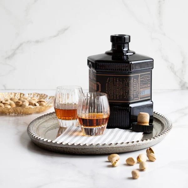 Elevate any gathering with the VIETRI - CAPRI COCKTAIL NAPKINS, LINEN—square napkins featuring vertical beige and white stripes evenly spaced across a classic linen surface, blending timeless elegance with practical design.