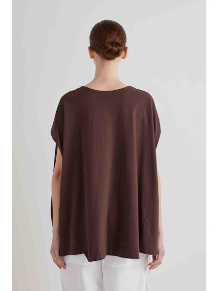 The MEIMEIJ Oversized Cotton T-Shirt in Black features a solid black, minimal design with a boxy silhouette—classic simplicity from the MEIMEIJ brand.