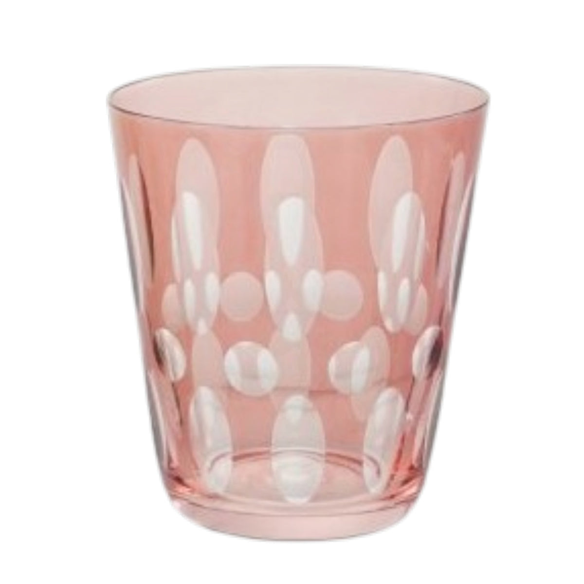 The CREATIVE COOP ETCHED GLASS WITH DESIGN, VARIOUS COLORS features six artisan pastel glasses, each with a unique etched pattern—ideal for those who love distinctive colored glassware.