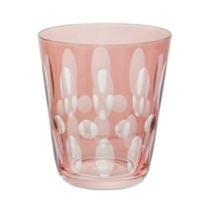 The CREATIVE COOP ETCHED GLASS WITH DESIGN, VARIOUS COLORS features six artisan pastel glasses, each with a unique etched pattern—ideal for those who love distinctive colored glassware.