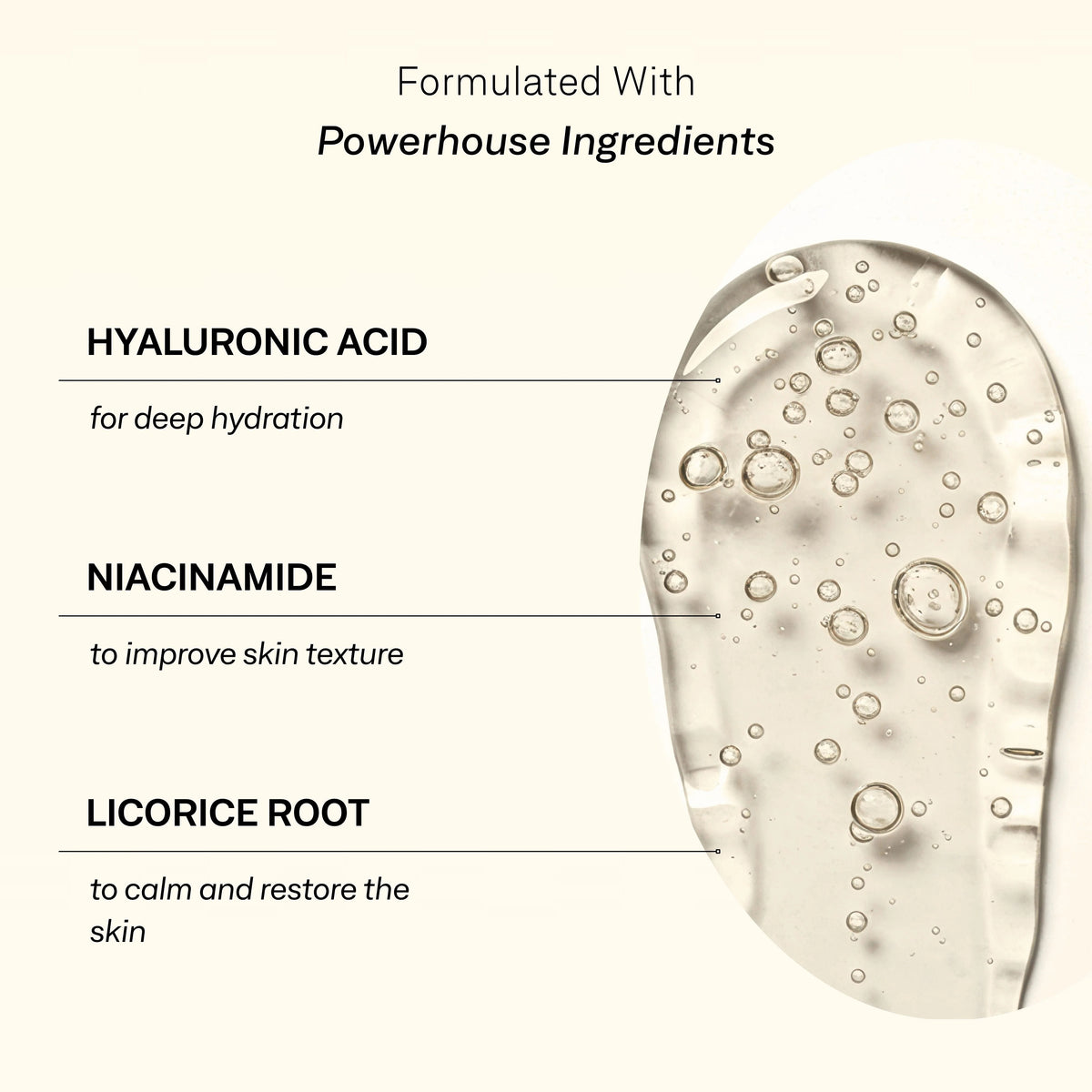A 30 ml bottle of OMNILUX - HYALURONIC ACID SERUM by OMNILUX, featuring a white pump dispenser and a gold label with both English and French text. This premium hyaluronic acid serum is formulated to complement your LED light therapy regimen, boosting hydration for radiant, healthy-looking skin.