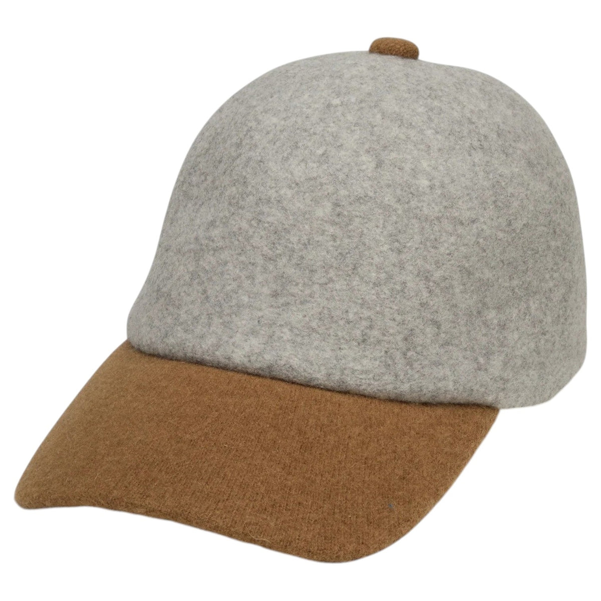 WYETH BRADY BASEBALL CAP in dark grey wool.