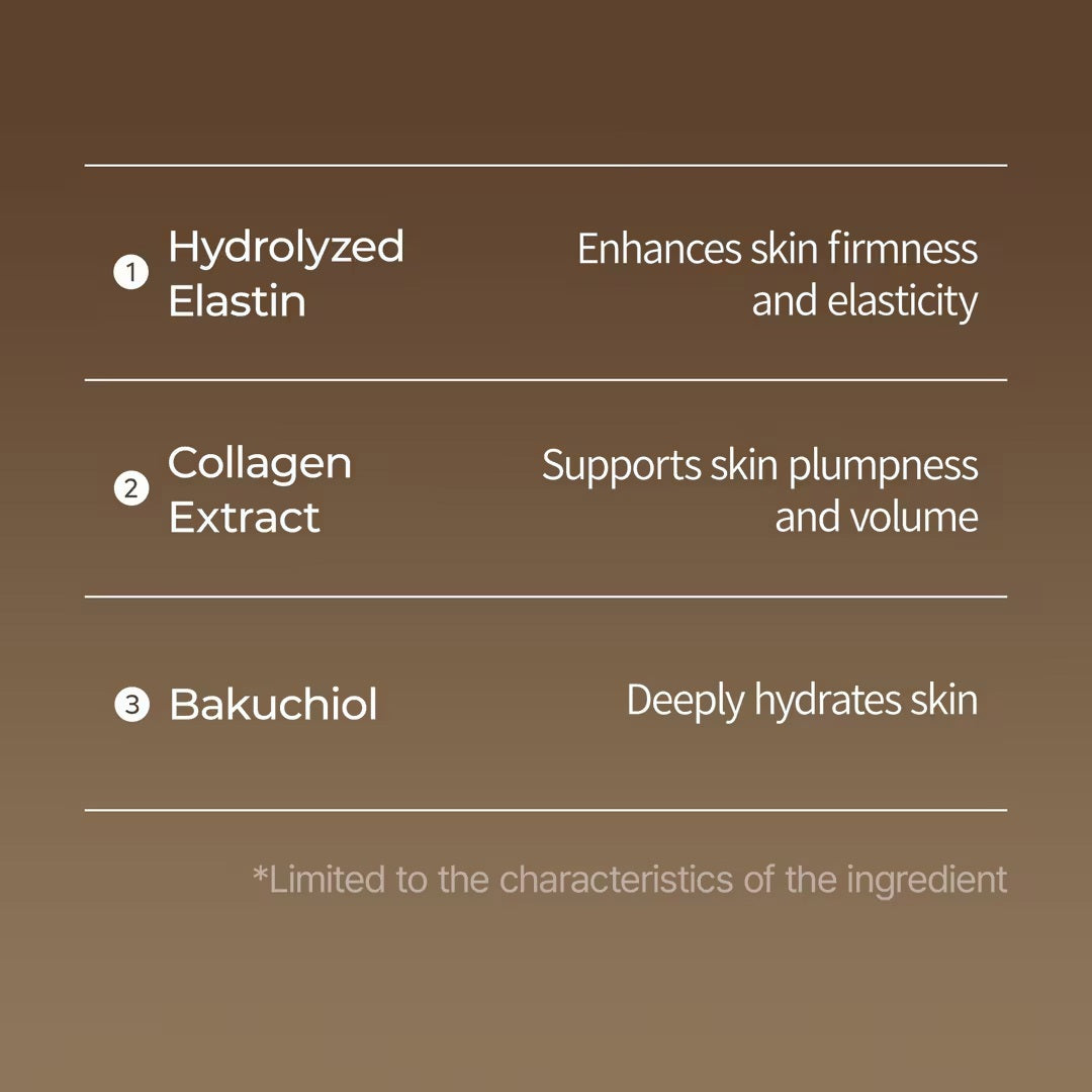 A tube of KOSMIC KBEAUTY SKINCARE’s DR. MELAXIN - NECKLINEPHALT NECK CREAM (20ML) rests atop two cream smears—one beige and one dark brown—on a white background, emphasizing its function as an advanced neck moisturizer formulated to improve skin firmness and reduce the appearance of neck wrinkles.