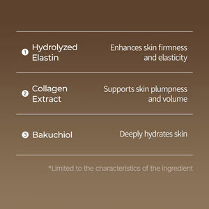 A tube of KOSMIC KBEAUTY SKINCARE’s DR. MELAXIN - NECKLINEPHALT NECK CREAM (20ML) rests atop two cream smears—one beige and one dark brown—on a white background, emphasizing its function as an advanced neck moisturizer formulated to improve skin firmness and reduce the appearance of neck wrinkles.