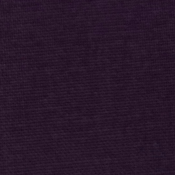 A close-up of the MEIMEIJ Sleeveless Cotton Top reveals dark cotton poplin fabric with textured, subtle horizontal lines and a slightly uneven surface in a deep, muted purple shade.