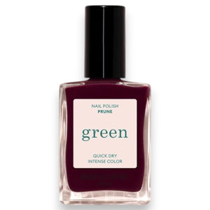 Explore five stunning shades with MANUCURIST INC’s non-toxic, bio-sourced nail polish collection: Violeta (pinky purple), Dark Pansy (burgundy), Prune—a deep wine-red from the GREEN™ NAIL POLISH range—Hollyhock (blackish red), and Aubergine (dark purple). Each richly pigmented polish offers a safe and beautiful way to wear vibrant hues, including the standout wine-red Prune shade.