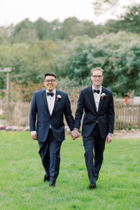 Jonathan and Manny's real wedding at Fearrington
