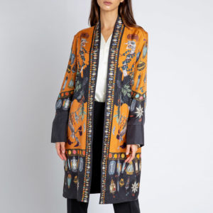sabina savage silk jacket- the opulent ostrich