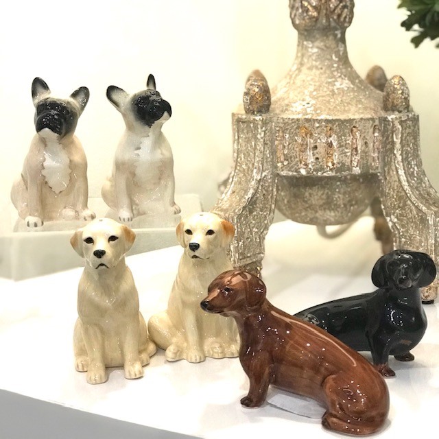 dog figurines at Nest
