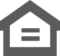 Grayscale fair housing logo depicting a stylized house with an equal sign inside, symbolizing equal opportunity and non-discrimination in housing. Fearrington Village
