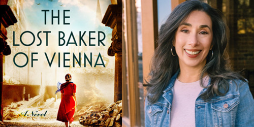Sharon Kurtzman will discuss her novel The Lost Baker of Vienna on Saturday, August 23rd at 11am
