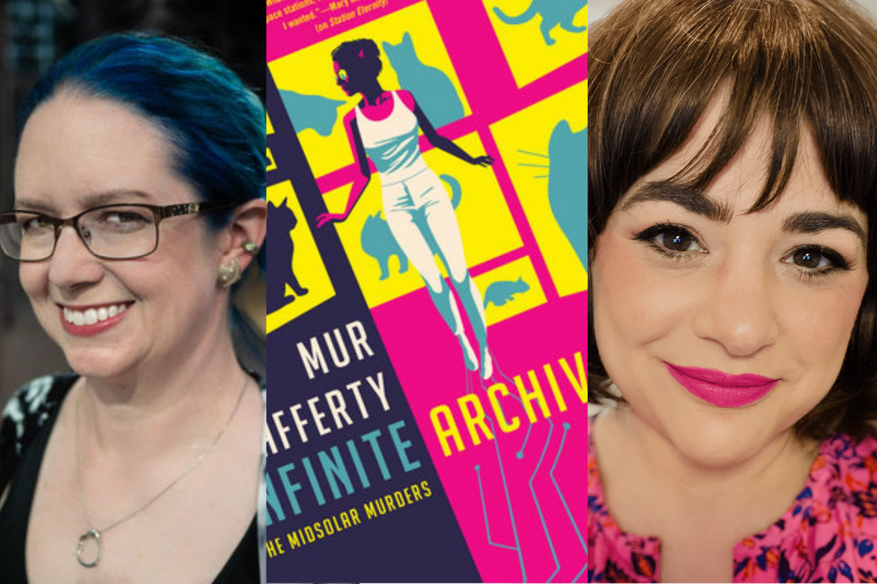 Mur Lafferty, Infinite Archive (a Midsolar Murder title), in conversation with Natania Barron 18 Mur Lafferty, Infinite Archive (a Midsolar Murder title), in conversation with Natania Barron on Saturday, September 20 at 11am