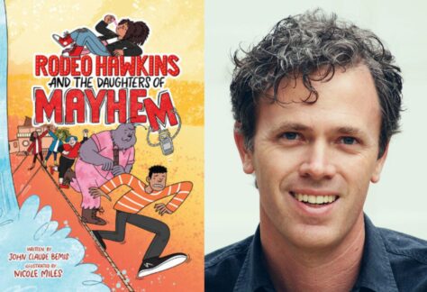 John Claude Bemis reads from Rodeo Hawkins & the Daughters of Mayhem on Saturday, October 4th at 11am